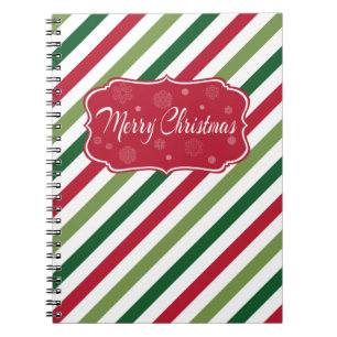 Merry Christmas Spiral Notebook