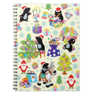 Merry Christmas Spiral Notebook