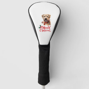Merry Christmas Staffordshire Bull Terrier   Golf Head Cover