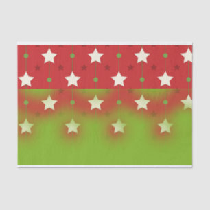 Merry Christmas Stars Pattern Tissue Paper