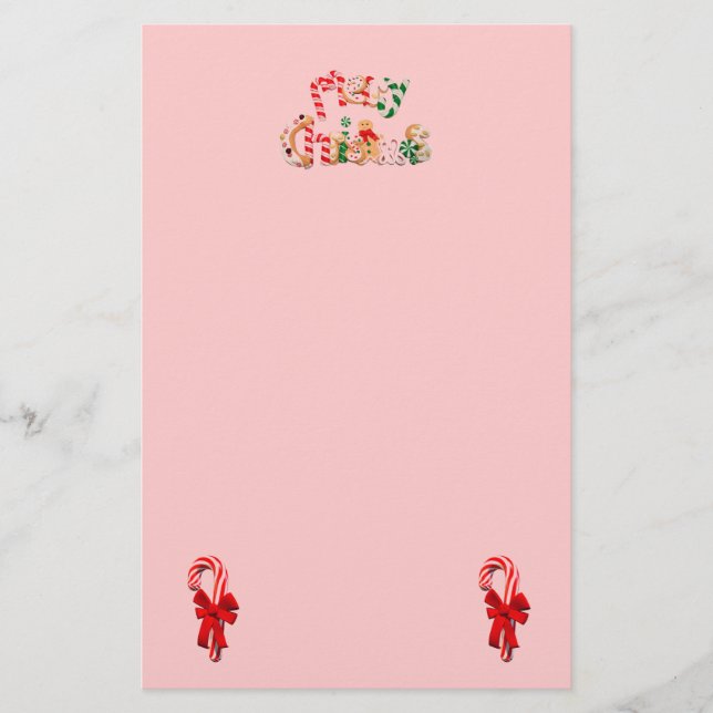 Merry Christmas Stationery (Front)
