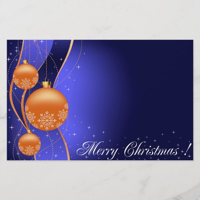 merry christmas stationery (Front)
