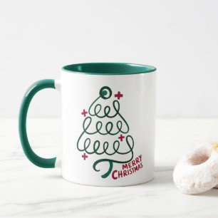 Merry Christmas Stethoscope CNA Medical Worker Mug