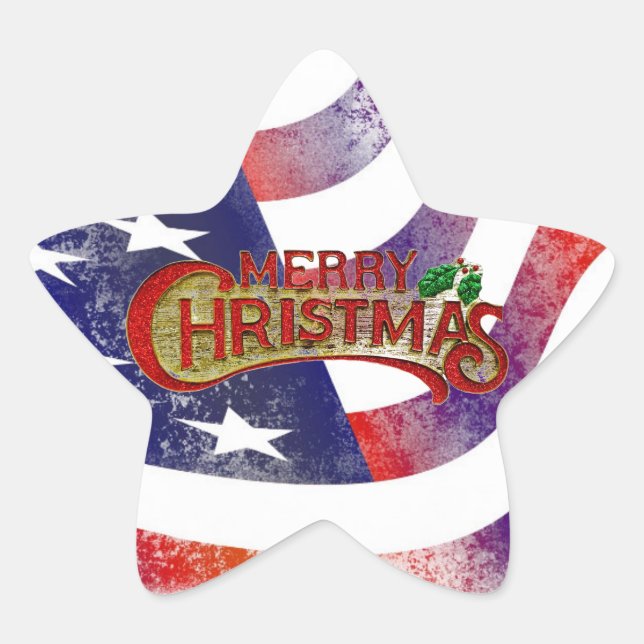 Merry Christmas Sticker (Front)