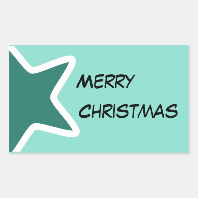 Merry Christmas Sticker (Front)