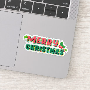 Merry christmas sticker