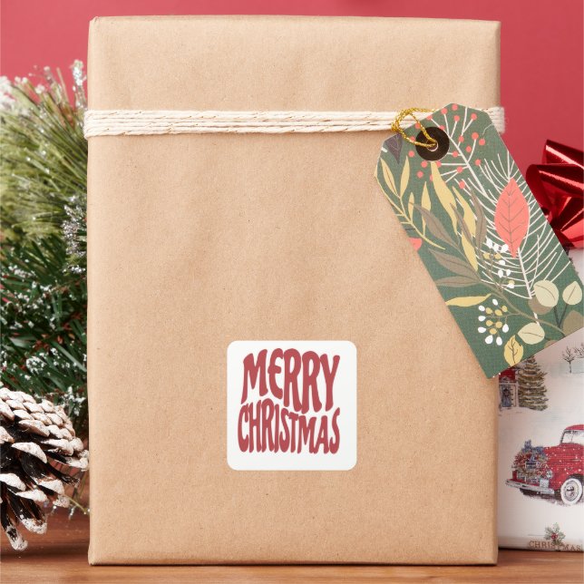 Merry Christmas Sticker (Holiday)