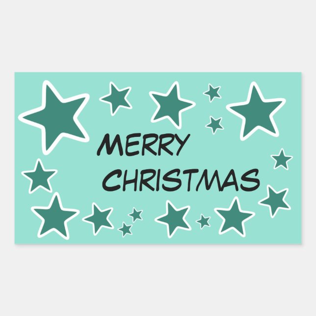Merry Christmas Sticker (Front)
