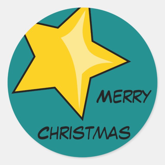 Merry Christmas Sticker (Front)