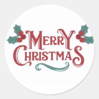 Merry Christmas Sticker Set