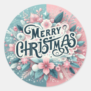 Merry Christmas Sticker : Unique Design