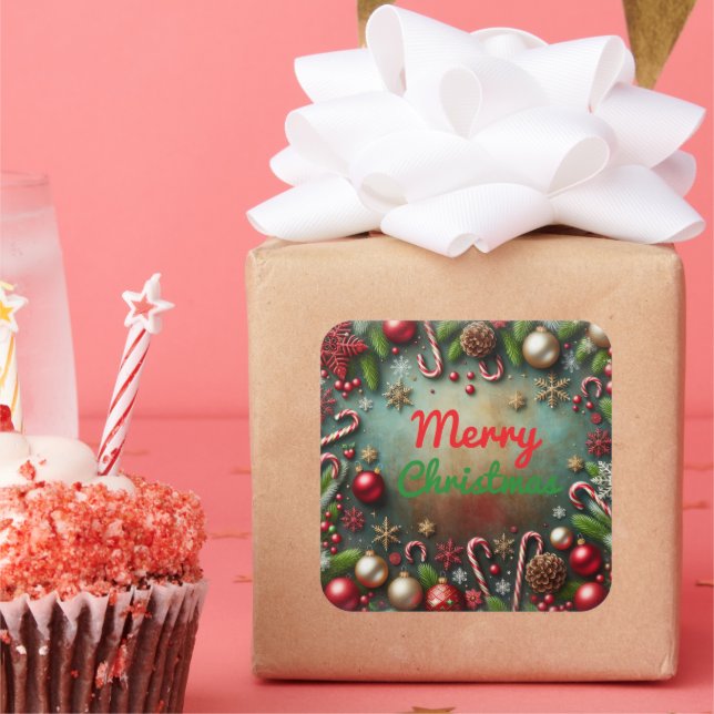 Merry Christmas Stickers (Party)