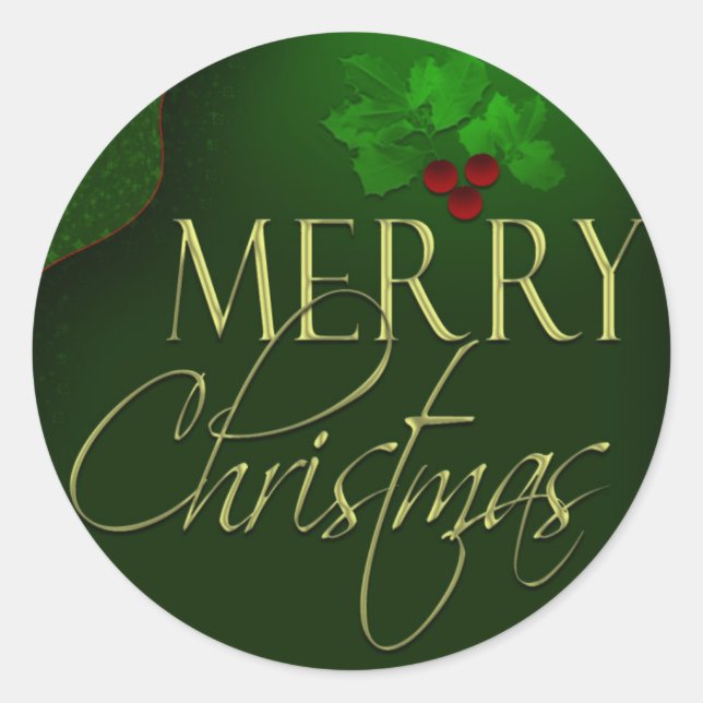 Merry Christmas stickers (Front)
