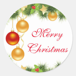 Merry Christmas Stickers