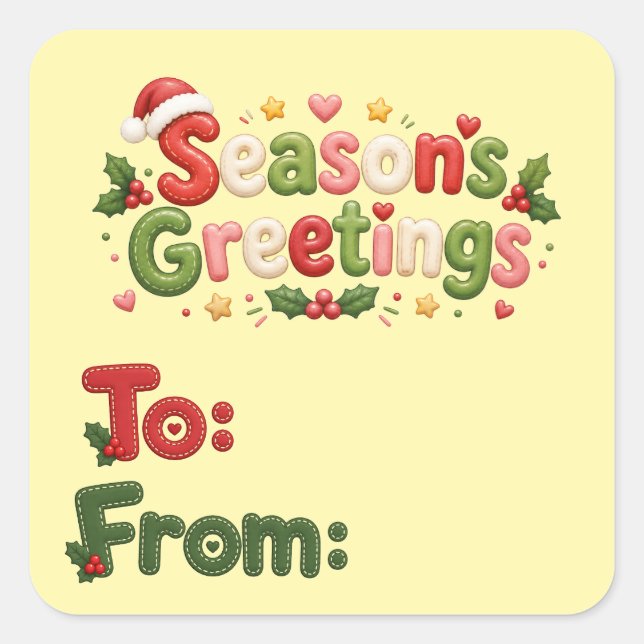 Merry Christmas stickers  (Front)
