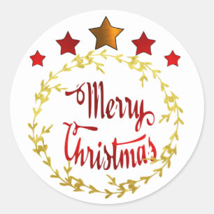 Merry Christmas Stickers & labels