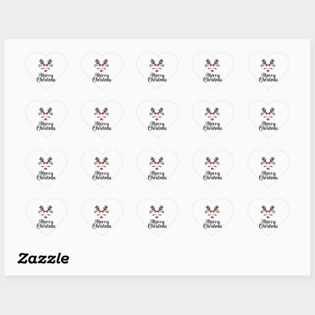Merry Christmas stickers, render stickers (Sheet)