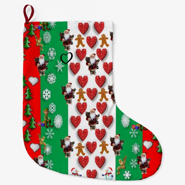 Merry Christmas Stocking Santa (Front)