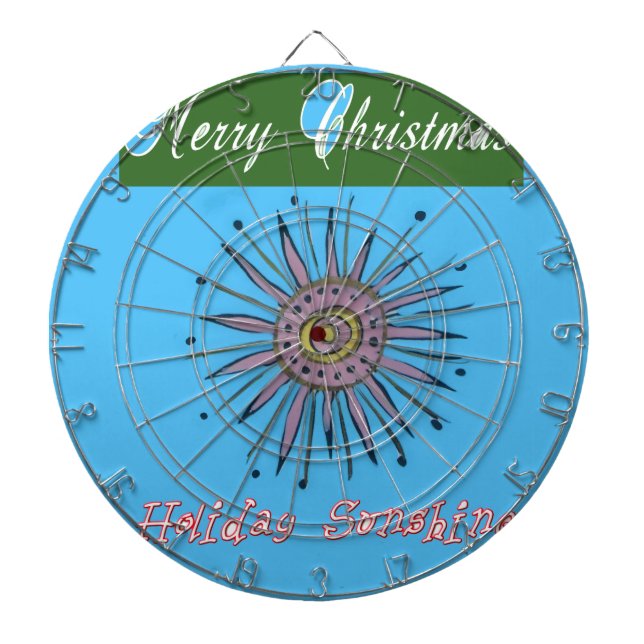 Merry Christmas Sunshine Holiday.png Dartboard (Front)