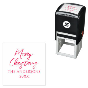 Merry Christmas Surname Stamps