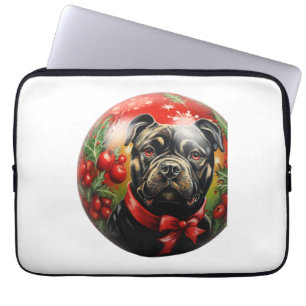 Merry Christmas Sussex Spaniel Laptop Sleeve