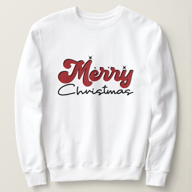 Merry christmas sweatshirt  (Design Front)