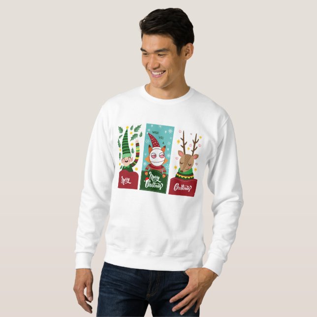 Merry christmas sweatshirt (Front Full)