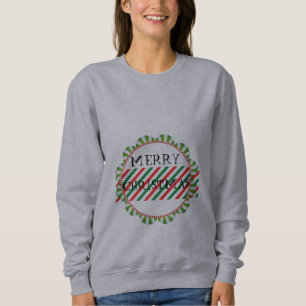 Merry Christmas Sweatshirt Grey