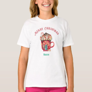 Merry Christmas Sweets Fairy House, Youth XS - XL T-Shirt