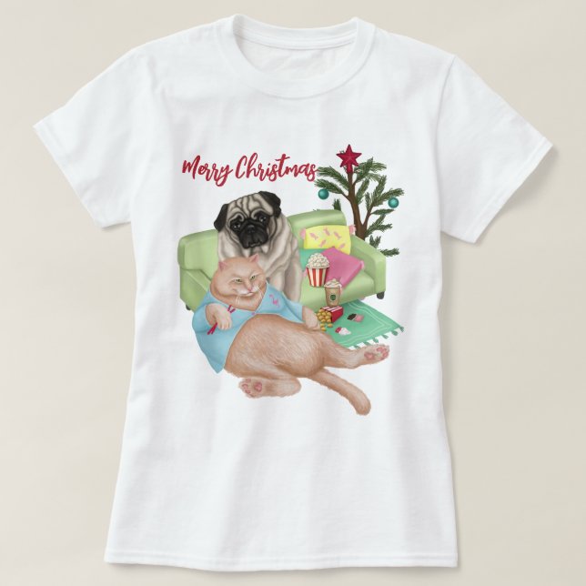 Merry Christmas T-Shirt (Design Front)