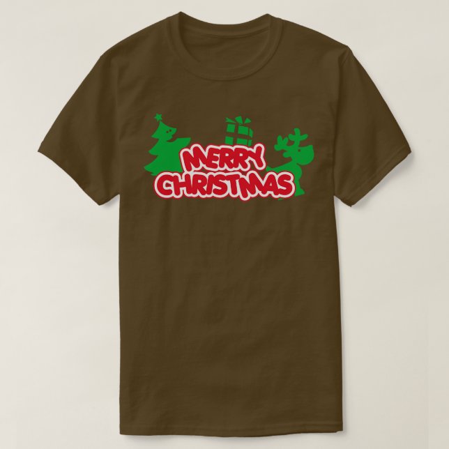 Merry Christmas T-Shirt (Design Front)