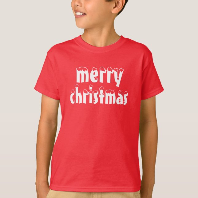 Merry Christmas T-Shirt (Front)