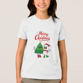 Merry Christmas t-shirt for kids new year  Tri-Blend Shirt
