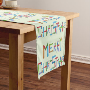Merry Christmas Table Runner