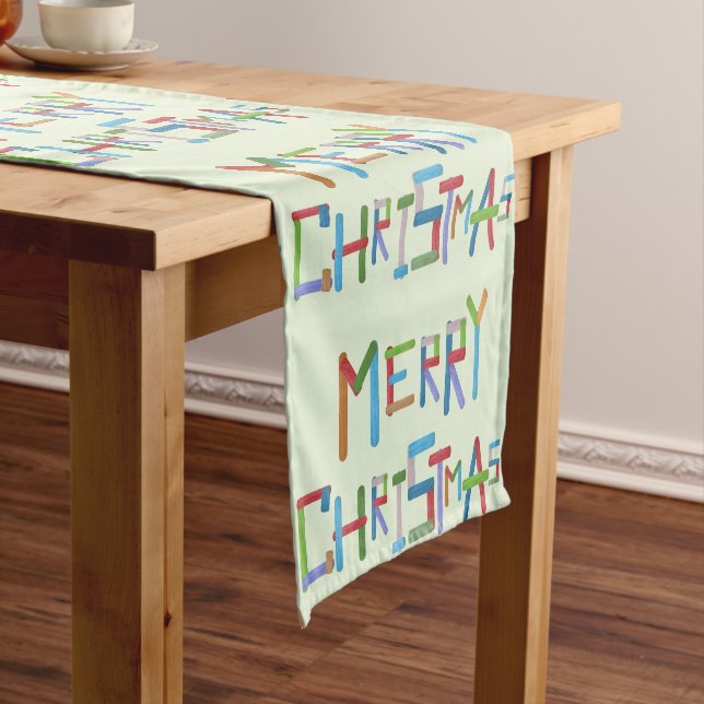 Merry Christmas Table Runner (In Situ)