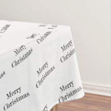 Merry Christmas Tablecloth 