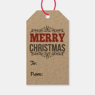 Merry Christmas Tag