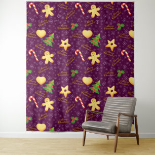 Merry Christmas Tapestry