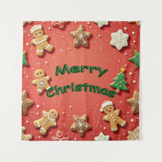 Merry Christmas Tapestry