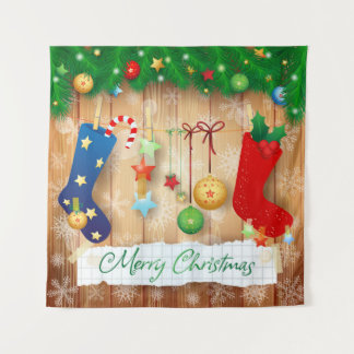 Merry Christmas Tapestry