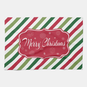 Merry Christmas Tea Towel