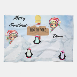 Merry Christmas  Tea Towel