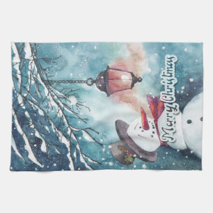 Merry Christmas   Tea Towel