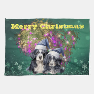 Merry Christmas Tea Towel