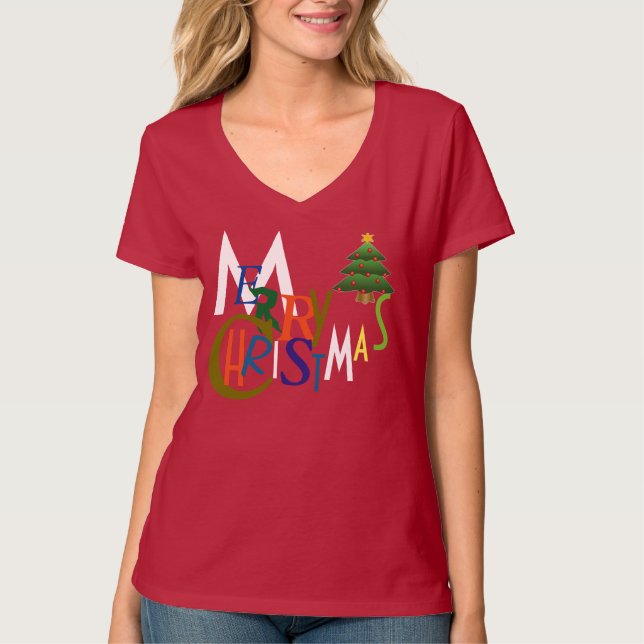 MERRY CHRISTMAS TEE SHIRT (Front)