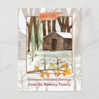 Merry Christmas Tennessee Cabin Smokey Mountains