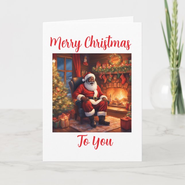 Merry Christmas Thank You Card (Front)