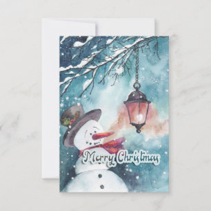 Merry Christmas Thank You Card