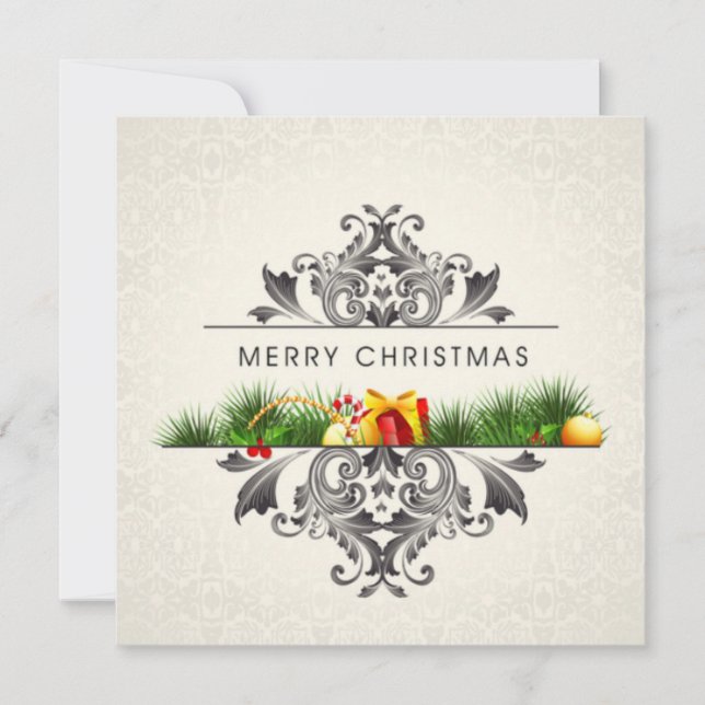 Merry Christmas Thank You Card (Front)