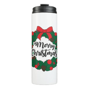 Merry christmas thermal tumbler